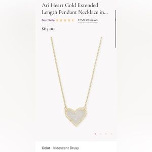 kendra scott heart necklace